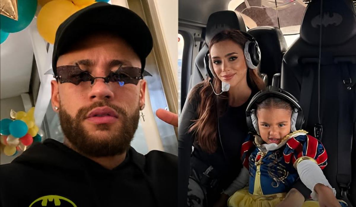 Neymar, Bruna Biancardi e Mavie Neymar, Bruna Biancardi e Mavie