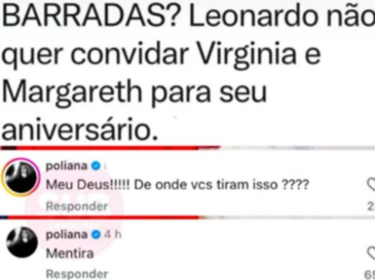 Post da Poliana Post da Poliana