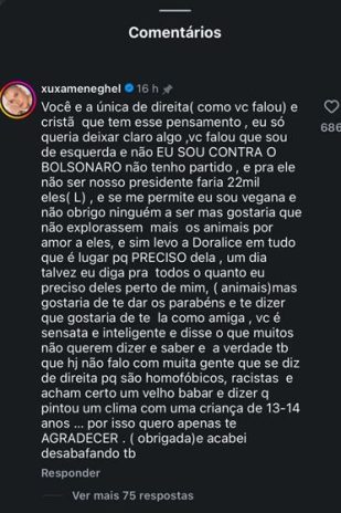 Post da Xuxa Meneghel (Reprodução: Instagram)