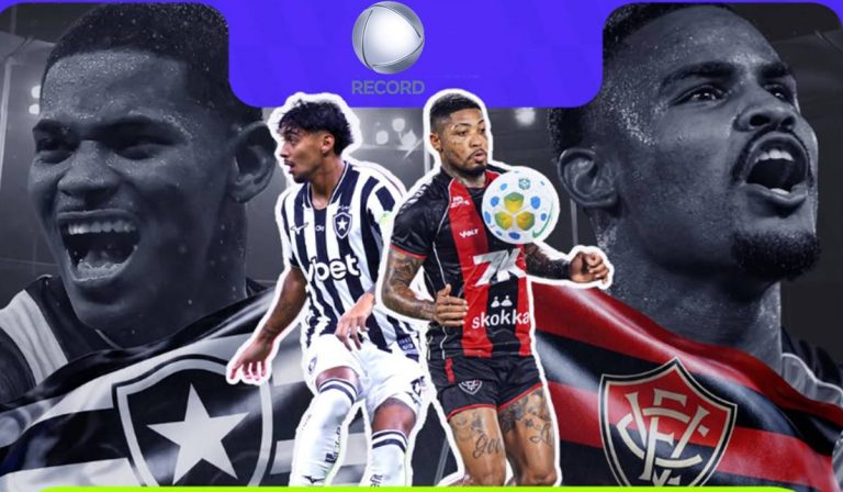 Record registra baixa audiência com jogo do Botafogo no Brasileirão