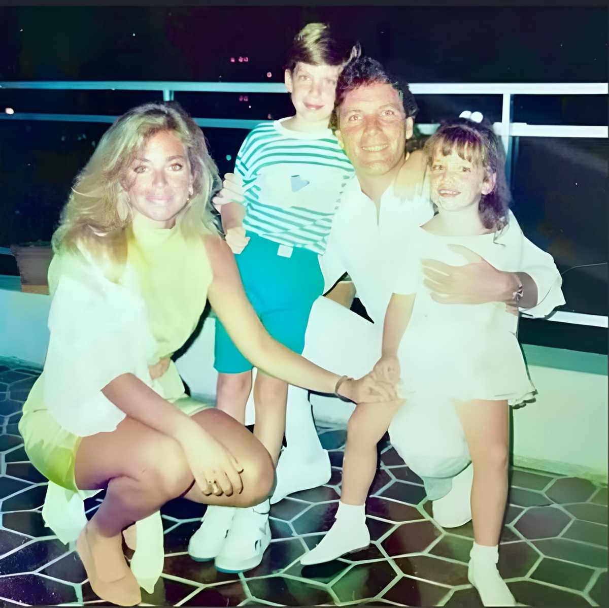 Sacha, Roberto e filhos