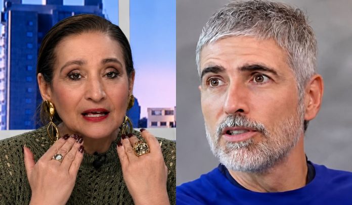Sonia Abrão e Reynaldo Gianecchini Sonia Abrão e Reynaldo Gianecchini (Reprodução: RedeTV!/Record)