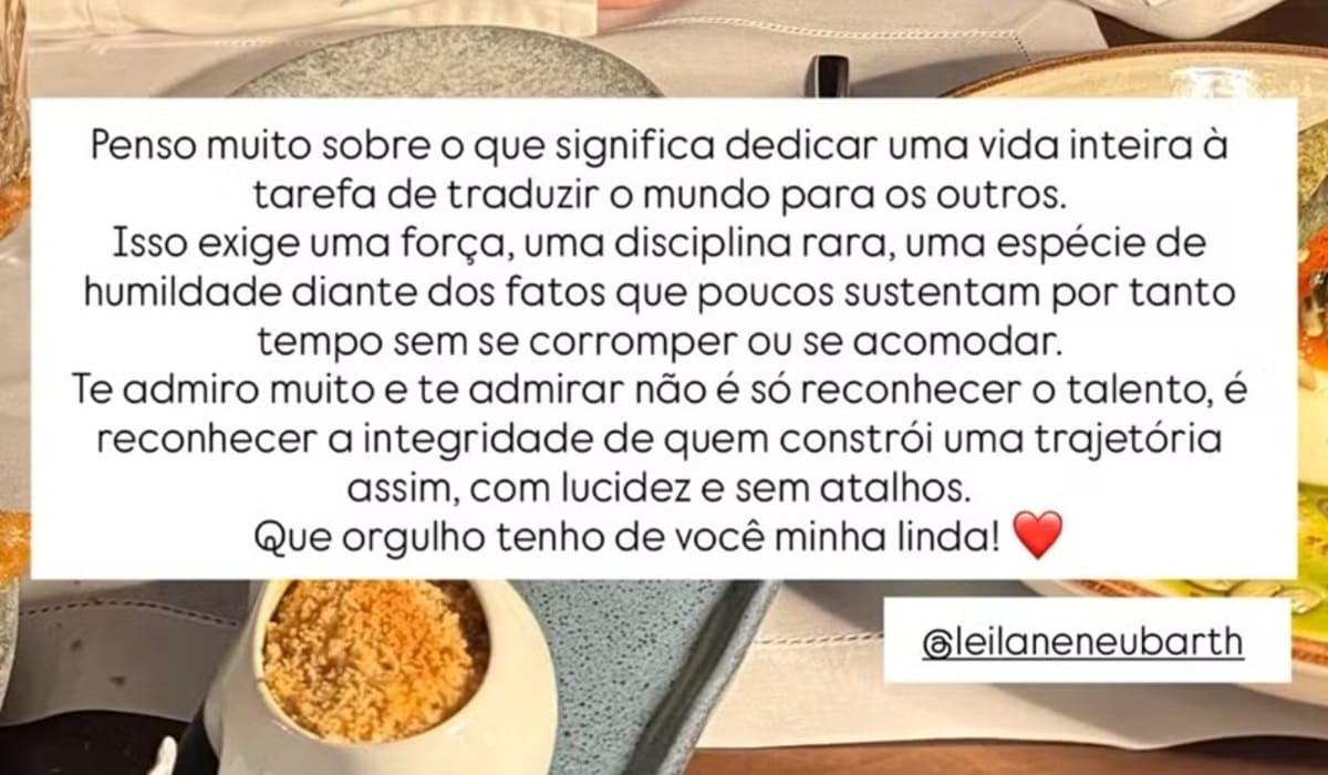 Stories Mari Pitta (Fonte: Instagram)