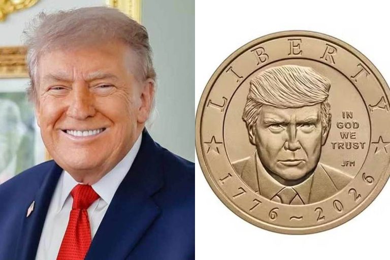 Estados Unidos começam a produzir moeda comemorativa de moeda com imagem de Trump