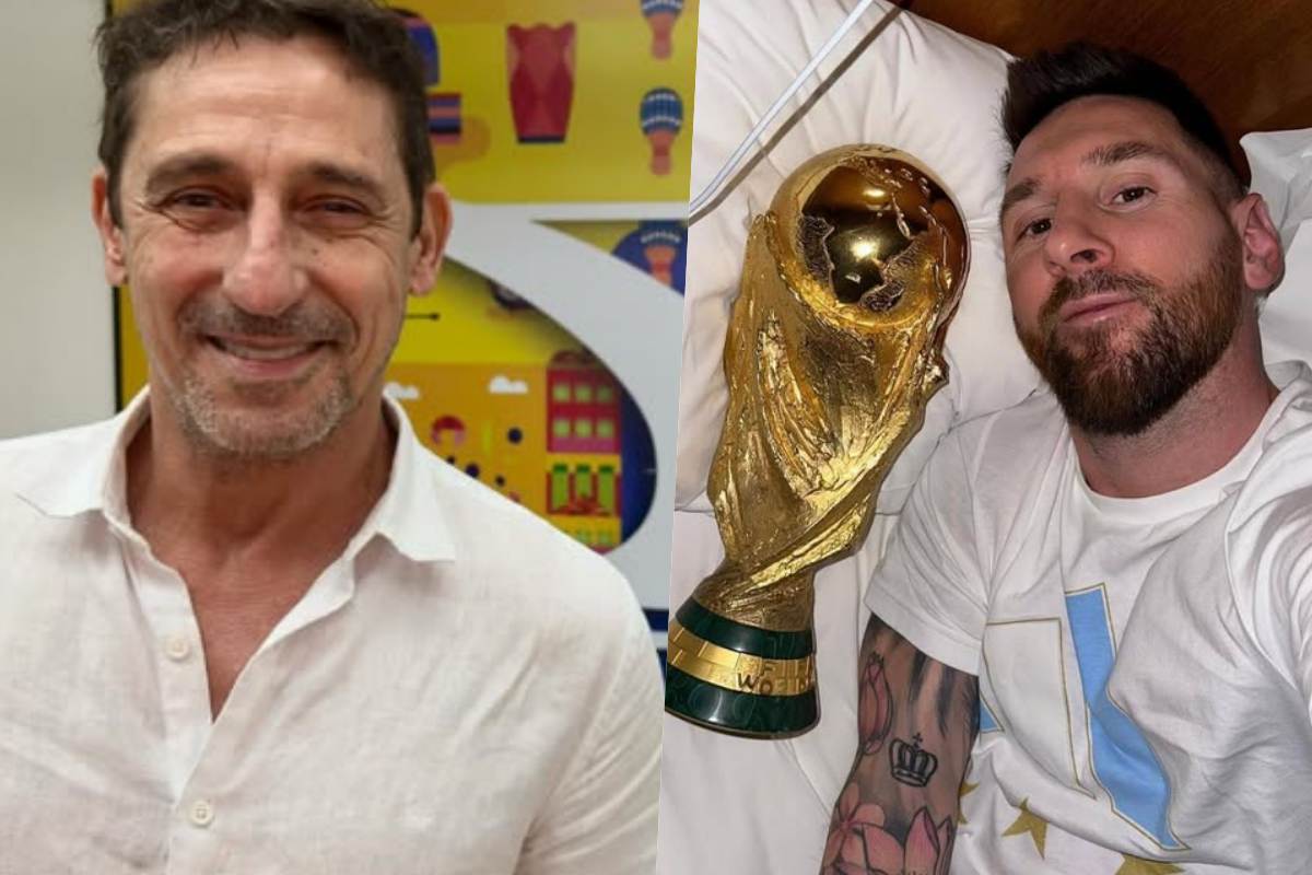 Tuca Andrada e Lionel Messi