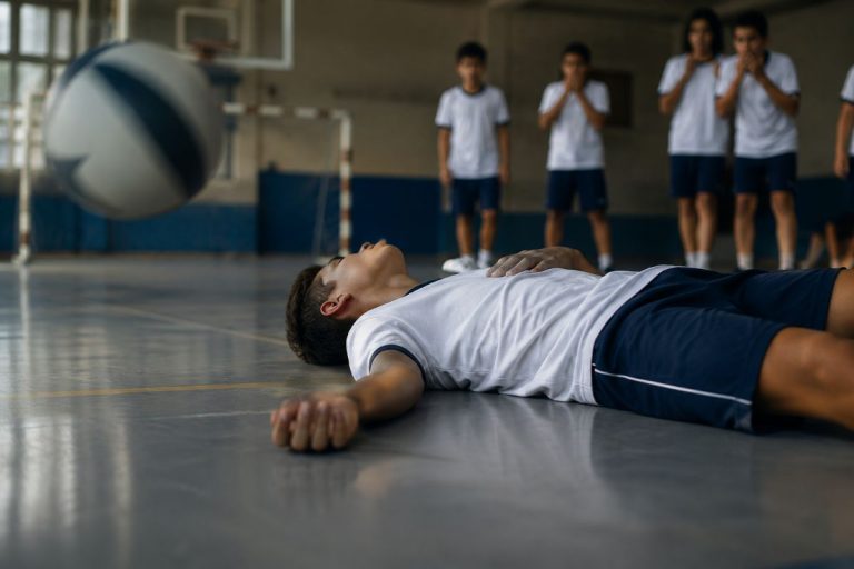 Jovem morre após levar bolada na escola na educação física