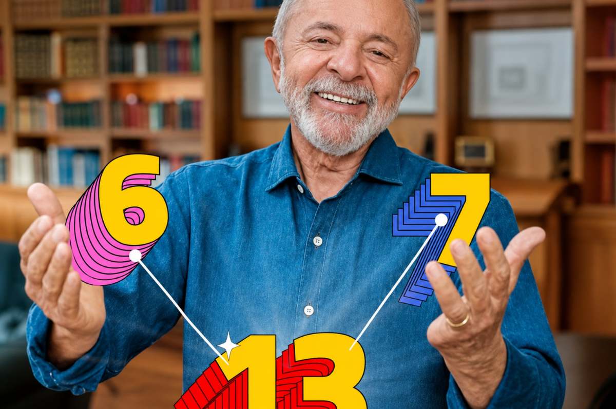 Lula farmando aura six seven (Divulgação)