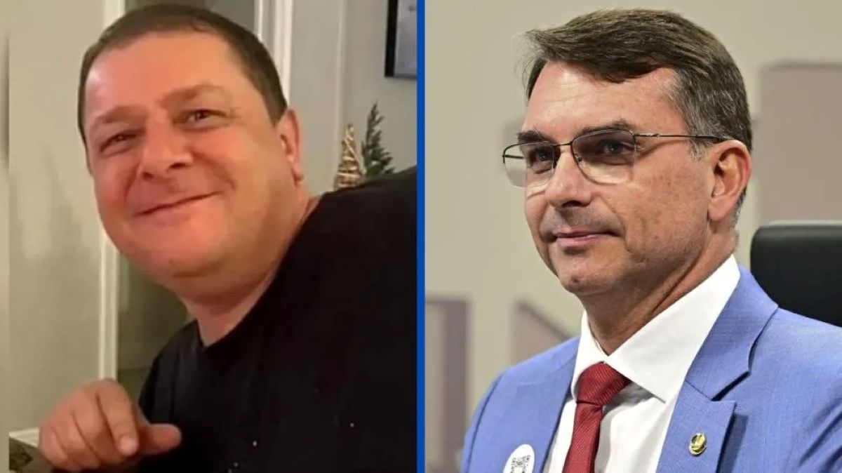 Lulinha e Flávio Bolsonaro Fotos: redes sociais e Saulo Cruz/Agência Senado
