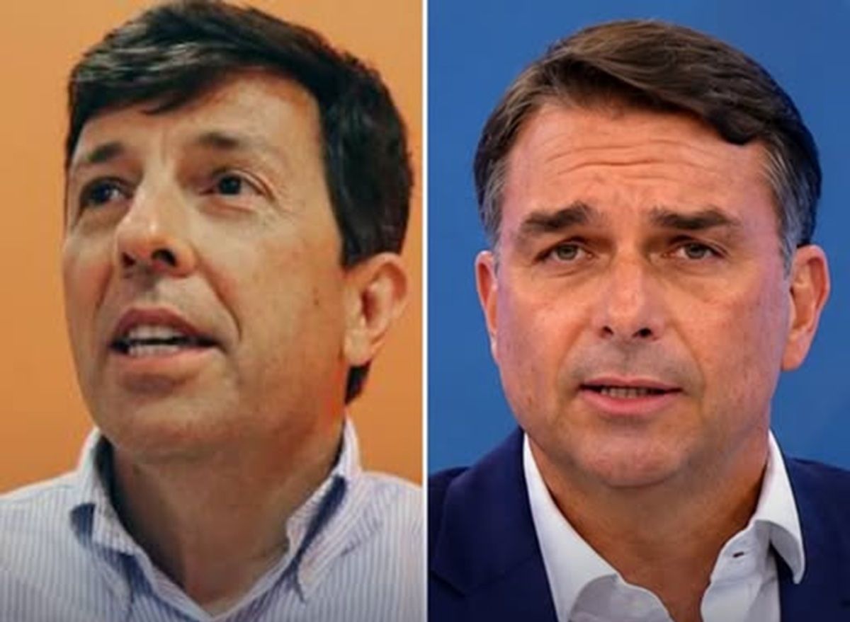 Amoedo e Flávio Bolsonaro Amoedo e Flávio Bolsonaro (Reprodução/ Instagram)