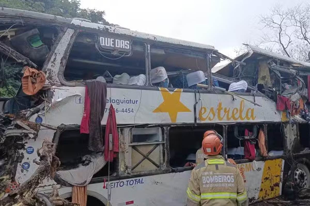 Acidente em Petropolis - redes sociais