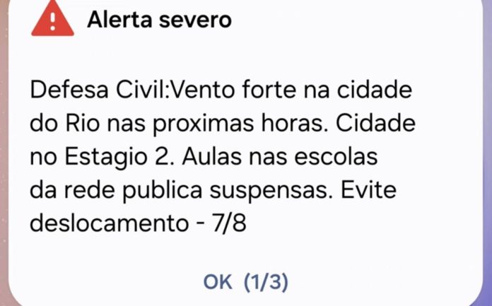 Alerta da Defesa Civil