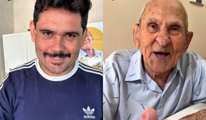 Caio Fiori e Vovô Anésio Caio Fiori e Vovô Anésio