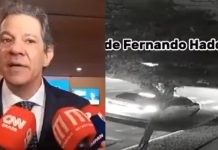 Veja o momento que Haddad é perseguido pela polícia