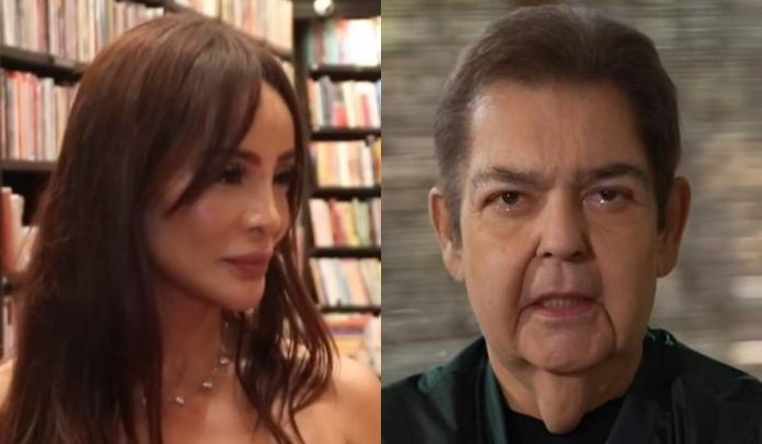 Carol Nakamura e Faustão