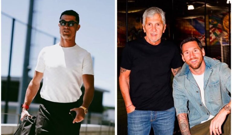 Rivalidade de lado: Cristiano Ronaldo deixa mensagem para Messi após morte de seu pai