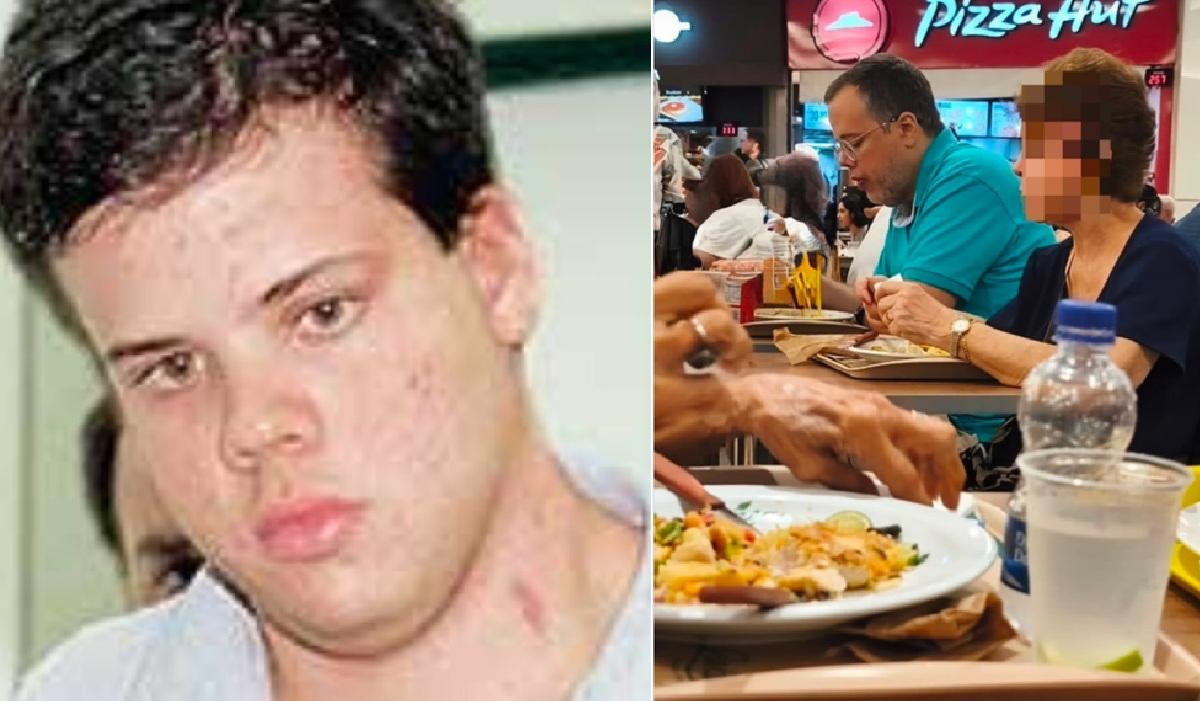Foto clássica de Mateus da Costa Meira e foto recente (Foto: Reprodução/ Instagram Crimes do Brasil) Foto clássica de Mateus da Costa Meira e foto recente (Foto: Reprodução/ Instagram Crimes do Brasil)