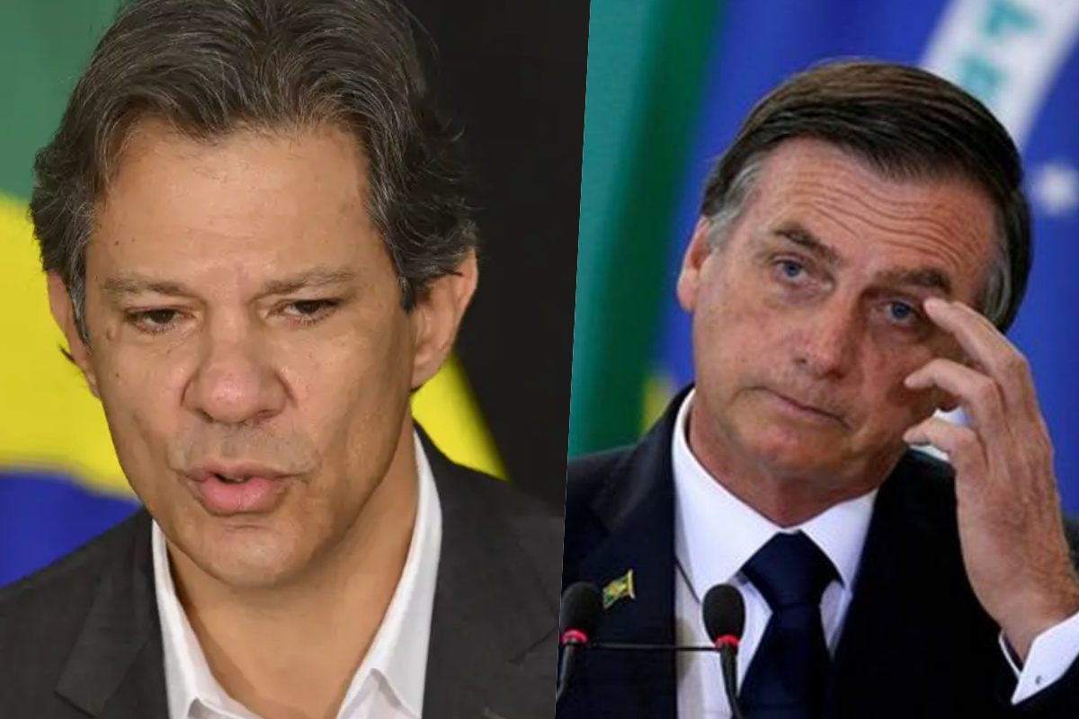 Fernando Haddad e Bolsonaro Fernando Haddad e Bolsonaro