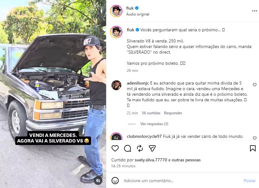 Fiuk - print instagram