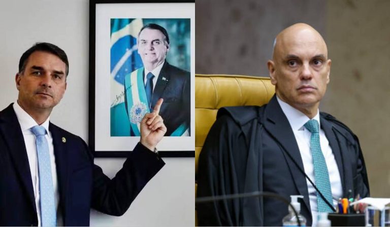 Flávio se revolta e faz ameaça após Moraes proibir visita a Jair Bolsonaro no Dia dos Pais
