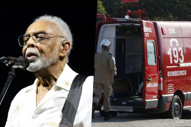 Gilberto Gil passa por susto e é resgatado por bombeiros