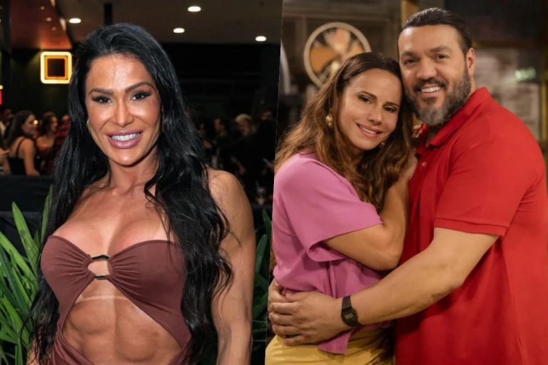 Gracyanne diz que toparia trisal com Belo e Viviane; entenda