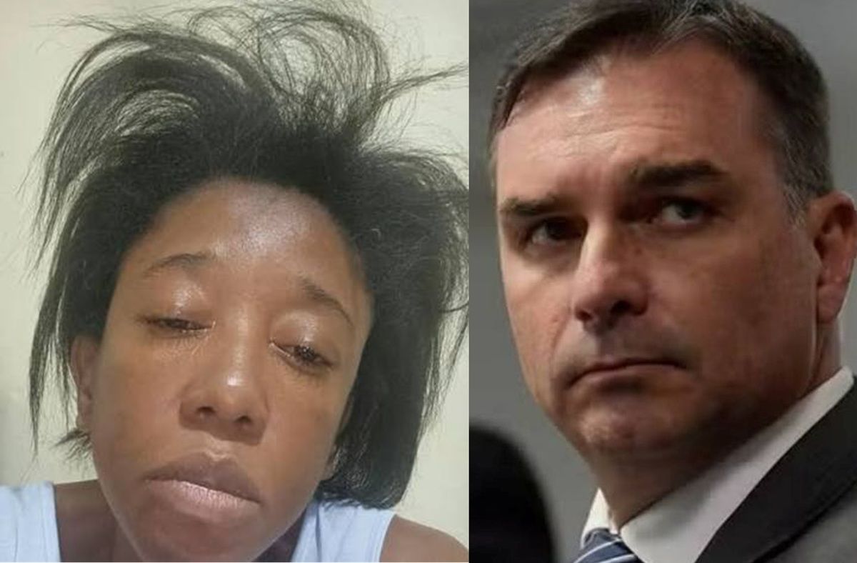 Maria José Cardoso e Flávio Bolsonaro (Reprodução) Maria José Cardoso e Flávio Bolsonaro (Reprodução)