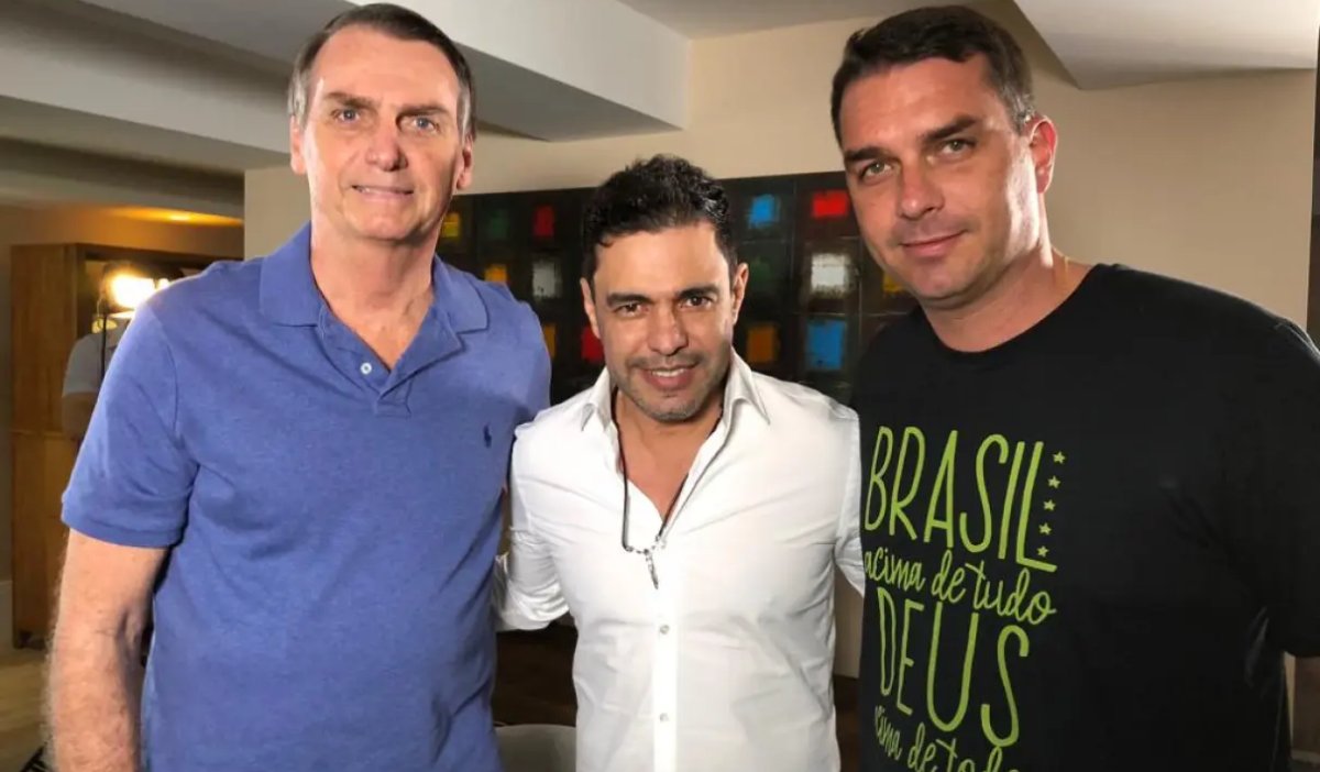 Jair Messias Bolsonaro, Zezé e Flávio Jair Messias Bolsonaro, Zezé e Flávio