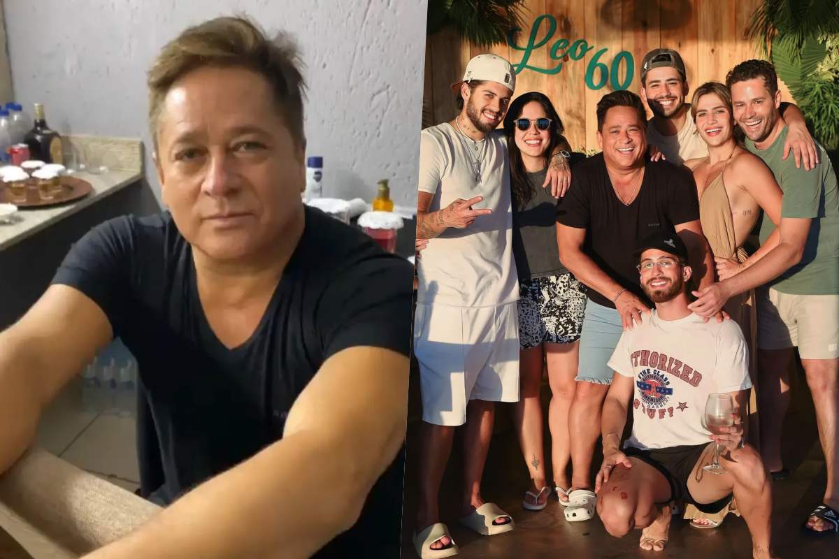 Leonardo e filhos Leonardo e filhos