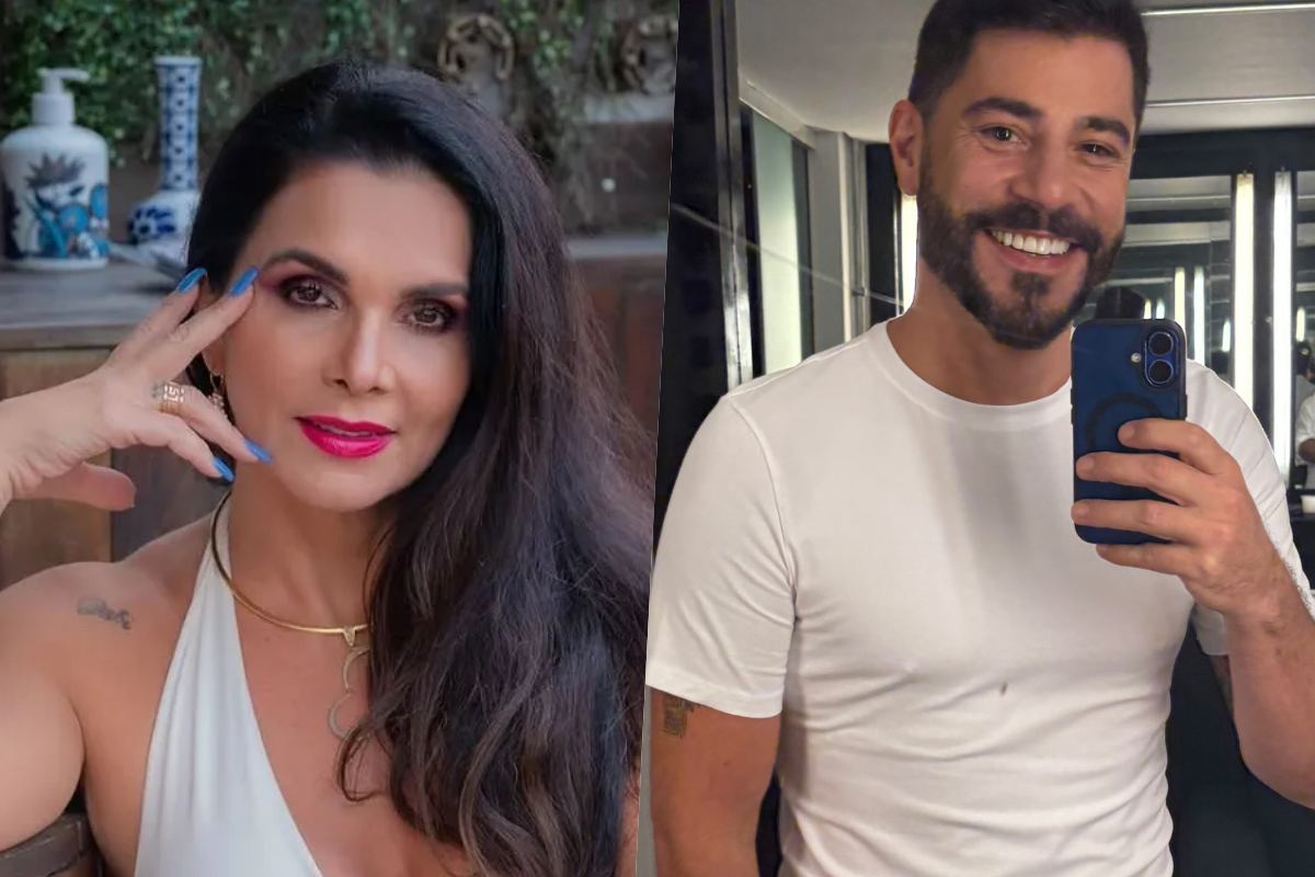 Luiza Ambiel e Evaristo Costa
