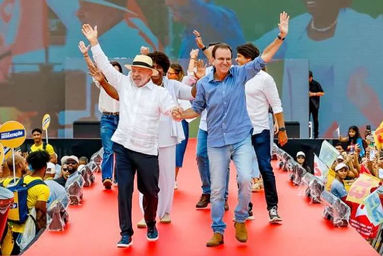 Lula e Eduardo Paes - Ricardo Stuckert