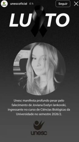 Morte de Evelyn - Instagram
