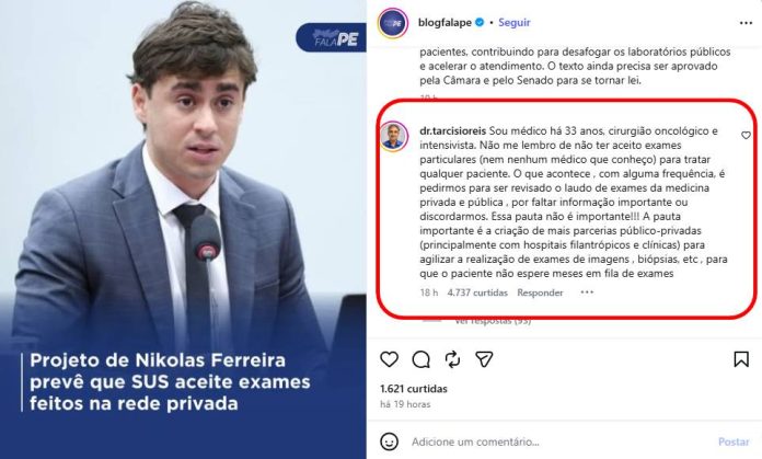 Médico responde Nikolas