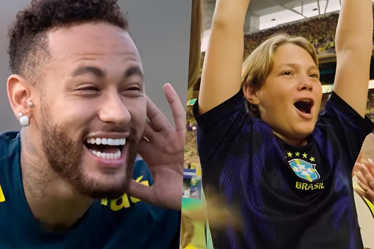 Neymar e Davi Lucca Neymar e Davi Lucca