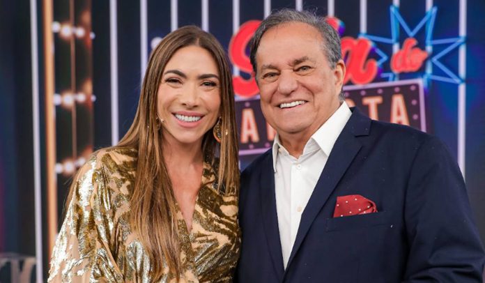 Patrícia Abravabel e Ronnie Von Patrícia Abravabel e Ronnie Von
