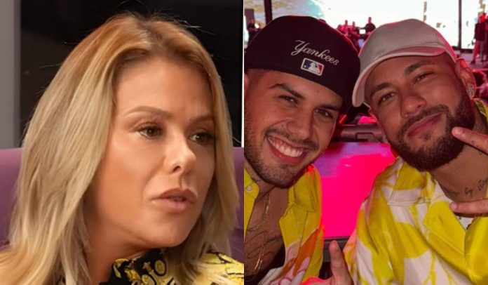 Poliana Rocha, Zé Felipe e Neymar Poliana Rocha, Zé Felipe e Neymar