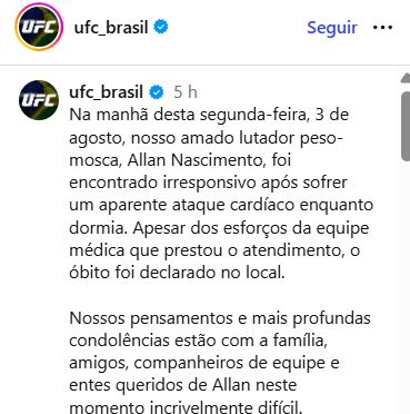 Post do Allan Nascimento Post do João Silva (Reprodução: Instagram)