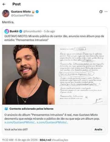 Post do Gustavo Mioto