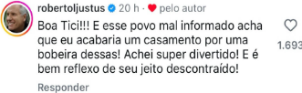 Post do Roberto Justus (Reprodução: Instagram)