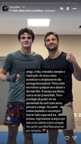 Post do Rodrigo Silva (Reprodução: Instagram)