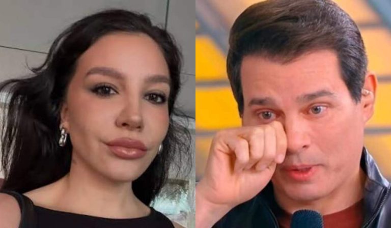 Priscilla fica aos prantos por causa de Celso Portiolli: “Me fazendo chorar. Eu hein”