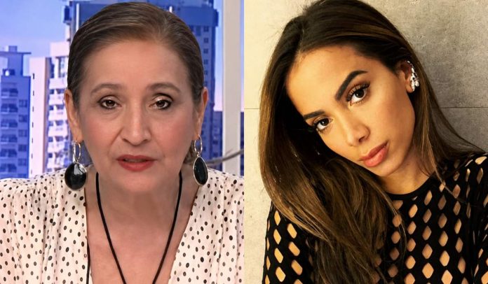 Sonia Abrão e Anitta (3) Sonia Abrão e Anitta (Reprodução: RedeTV!/Instagram)