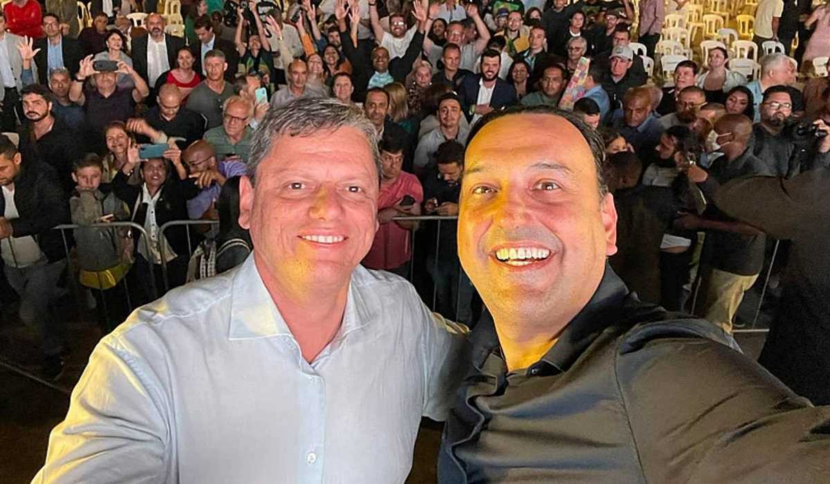 Tarcísio de Freitas e Felício Ramuth Tarcísio de Freitas e Felício Ramuth