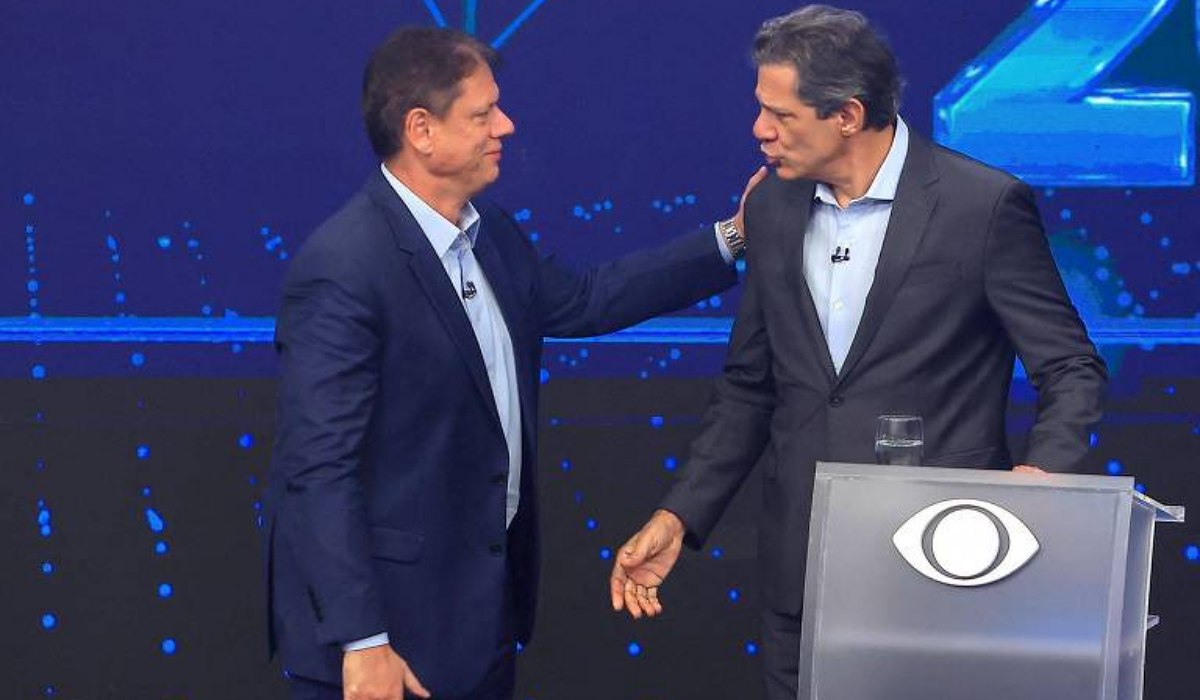 Tarcísio de Freitas e Fernando Haddad Tarcísio de Freitas e Fernando Haddad