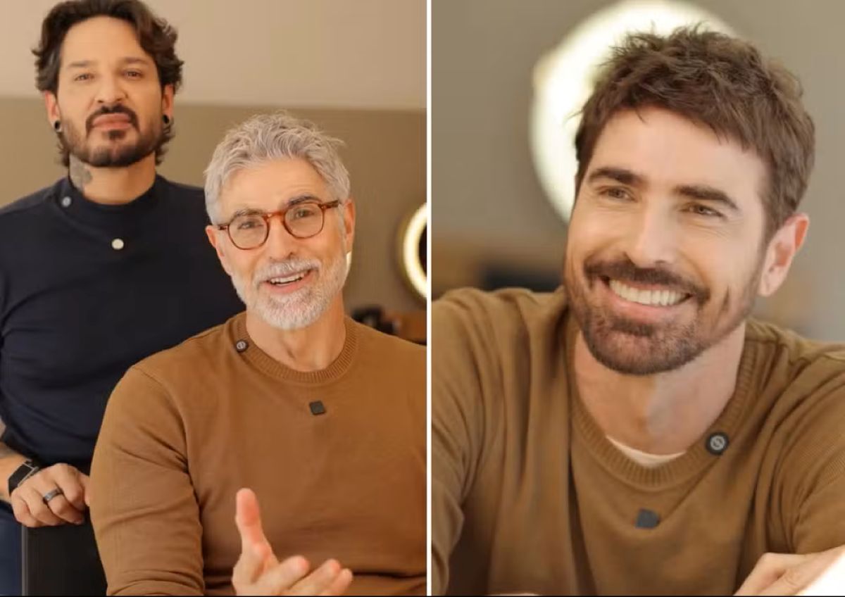 Antes e depois de Reynaldo Gianecchini (Foto: Reprodução) Antes e depois de Reynaldo Gianecchini (Foto: Reprodução)