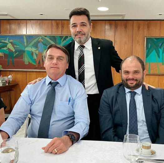 Jair Bolsonaro, Marco Feliciano e JB Carvalho (Foto: Reprodução/ Facebook Marco Feliciano)