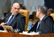 Moraes e Mendonça quase têm agressão física em discussão no STF