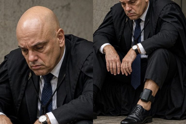 Foto de Moraes com tornozeleira repercute internacionalmente