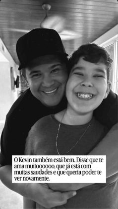 Bruno Avelar e o filho Kevin