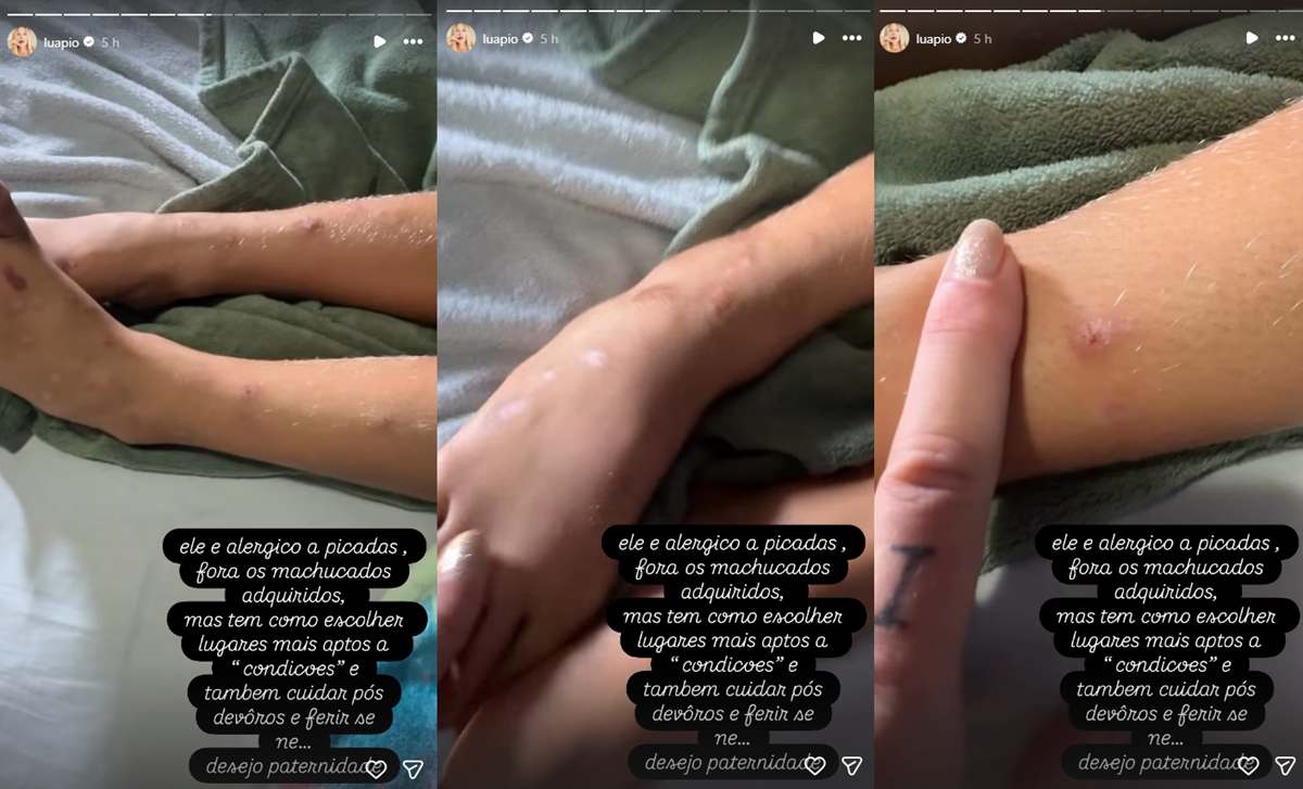 Luana Piovani e filho (Foto: Reprodução/ Instagram @luapio/ Stories/ colagem Área Vip)
