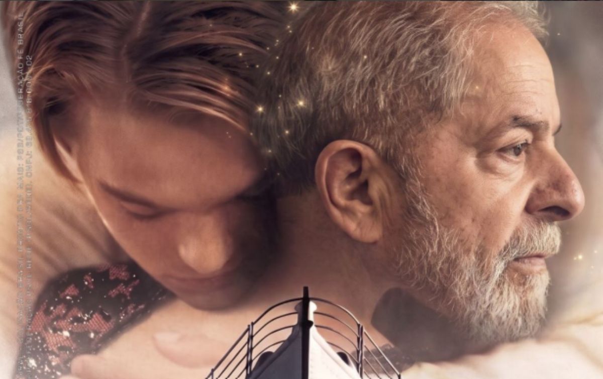 Foto de Lula e Leonardo Dicaprio do perfil Brasil com Lula compartilhada pelo perfil do presidente (Foto: Reprodução/ Instagram lulaversoficial)